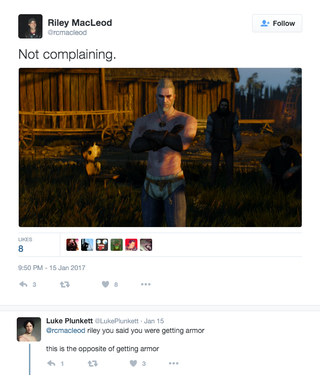 Most of my screenshots of Geralt look like this. I’m sorry.